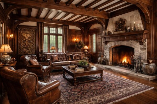 Architecture style tudor : un retour en force dans la décoration intérieure