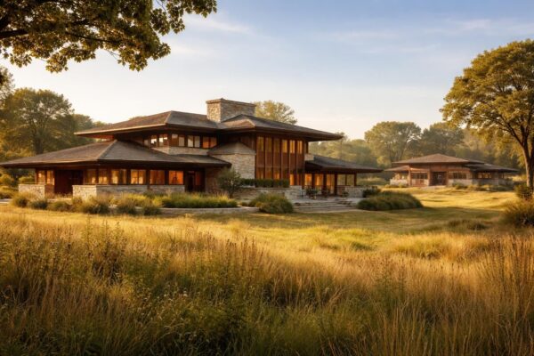 Comprendre l&rsquo;impact des maisons et Studio Frank Lloyd Wright sur le mouvement prairie
