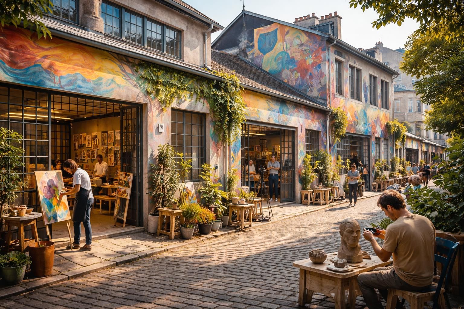 Le quartier chaud Malakoff à Nantes : un espace pour les artistes et créateurs