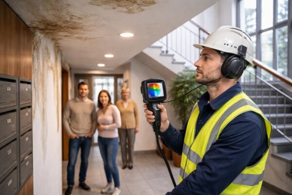 Qui doit faire la recherche de fuite en copropriété en cas de sinistre ?