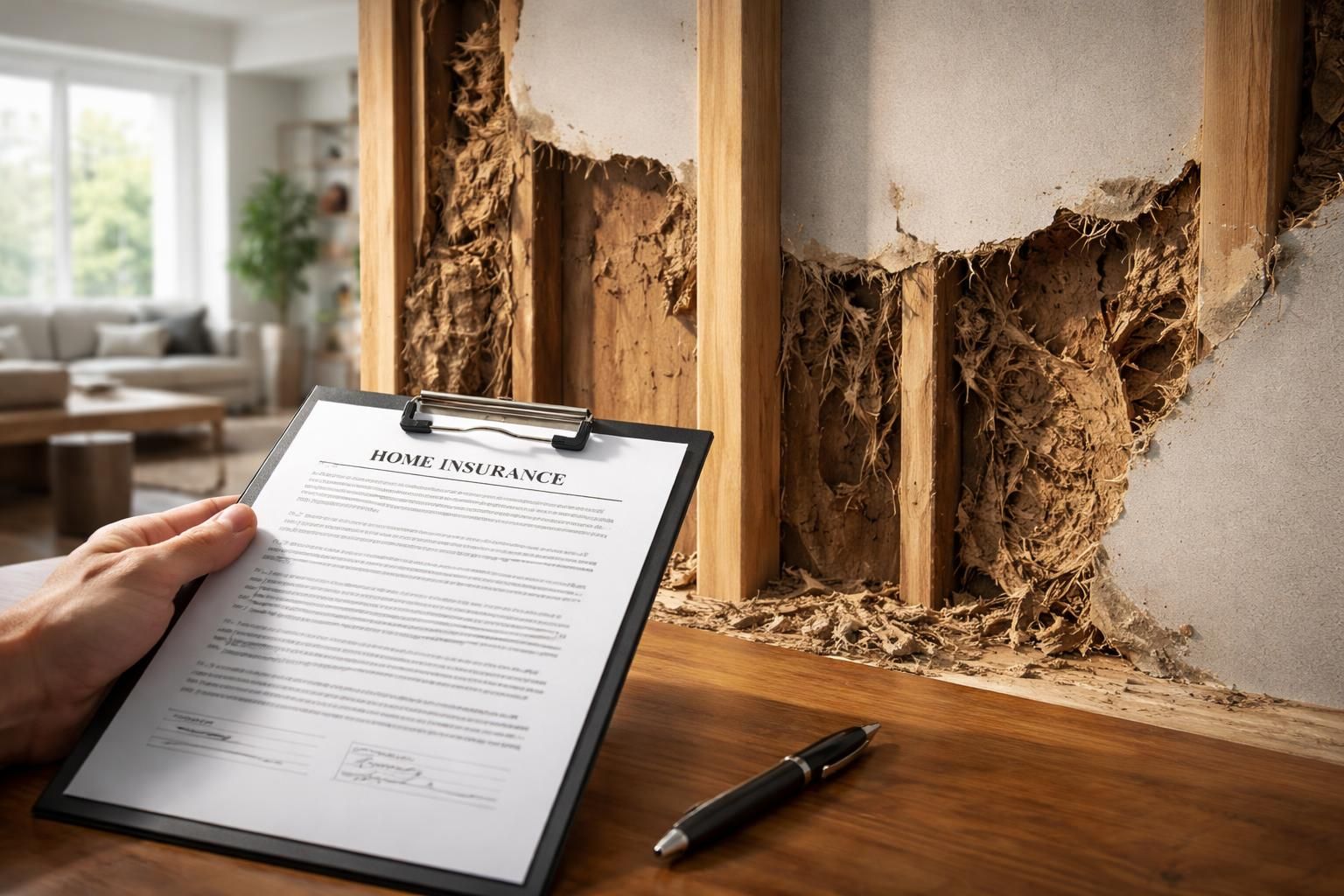 Termites dans votre maison : quelle prise en charge par l&rsquo;assurance ?