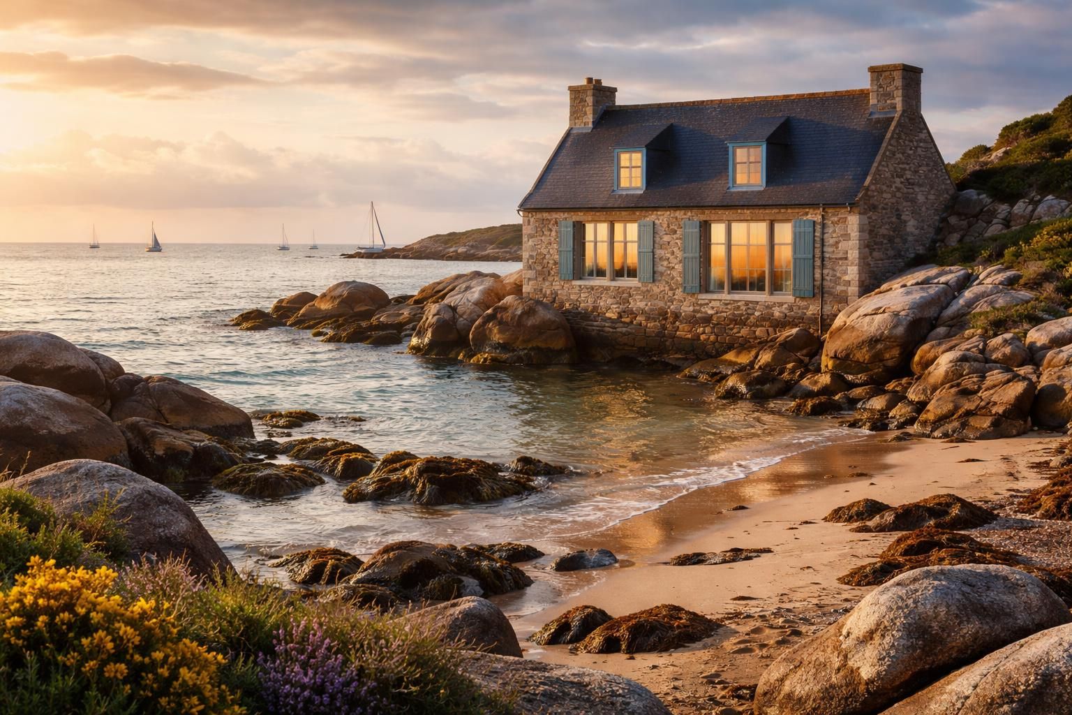 Littoral breton : trouvez votre future maison les pieds dans l&rsquo;eau