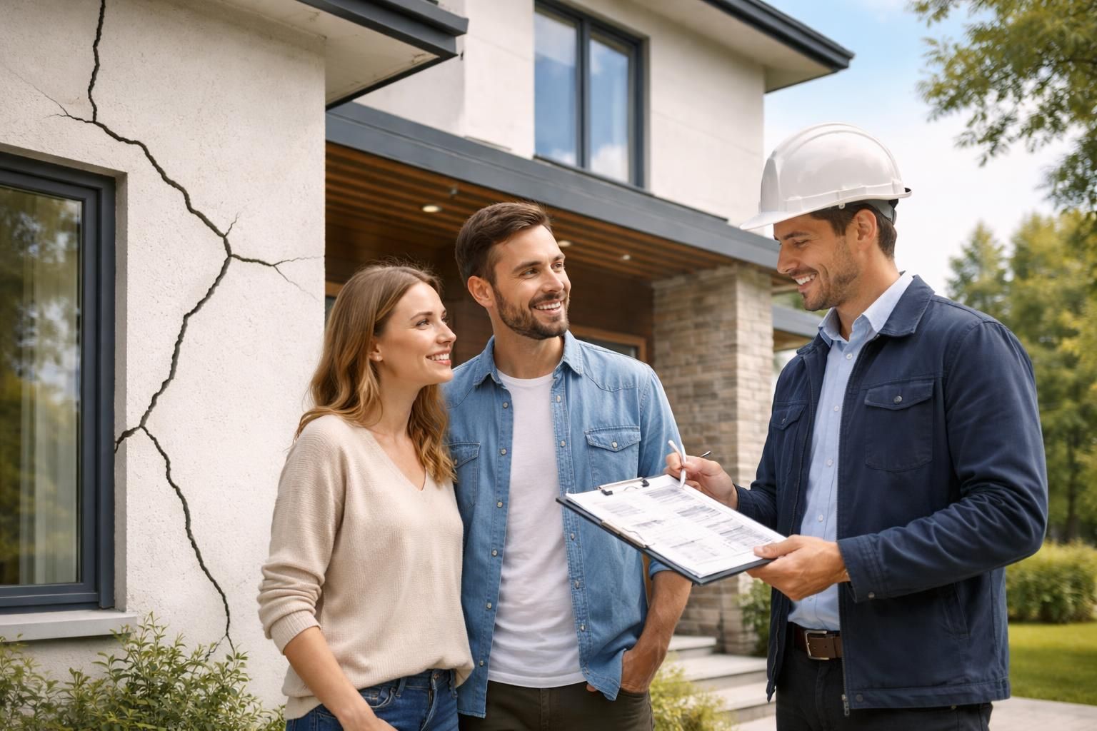 Que faire en cas de fissures sur une maison neuve sous garantie ?