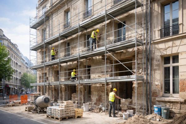 Quel est le tarif de location d&rsquo;un échafaudage pour un ravalement ?